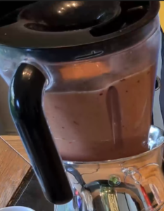 Gazpacho in a blender