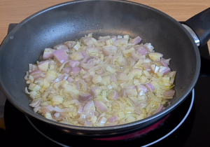 Sauté the shallots