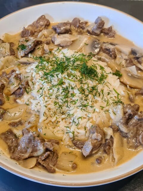 Beef Stroganoff