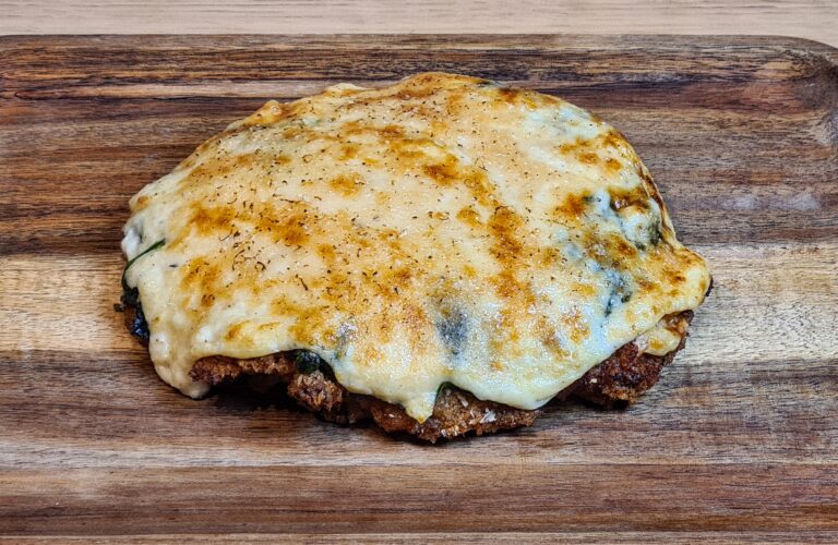 Gratin Bechamel Schnitzel