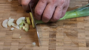 Cut leek