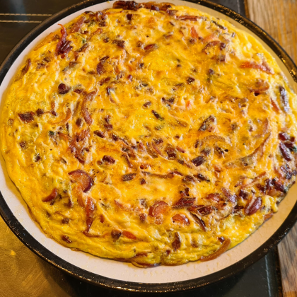 Beet Stems Omelette