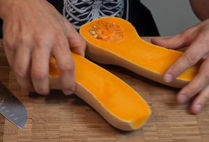 Cut Butternut Squash.