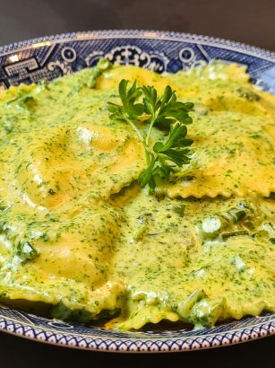 Coriander Cream Sauce.