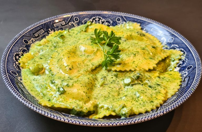 Coriander Cream Sauce.