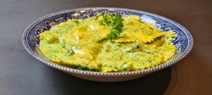 Coriander Cream Sauce.