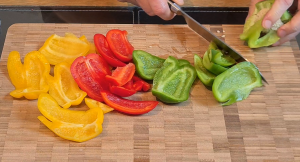 Cut bellpeppers