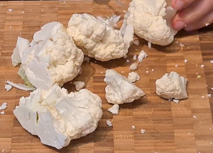 Cut Cauliflower