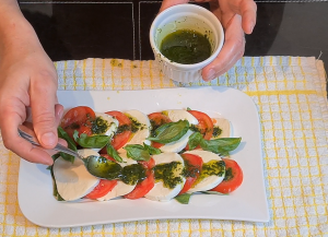 Caprese vinaigrette