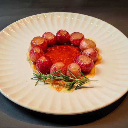 Sherry Glazed Radishes