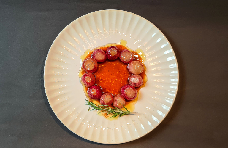 Sherry Glazed Radishes