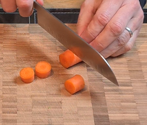 Cut carrot