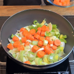 Saute vegetables