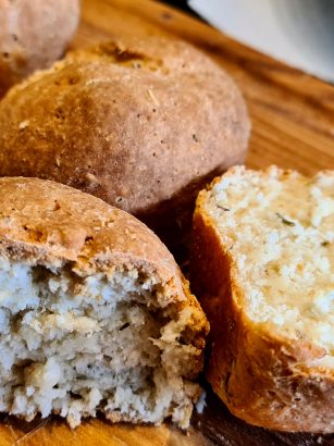 Oregano and Garlic Bread