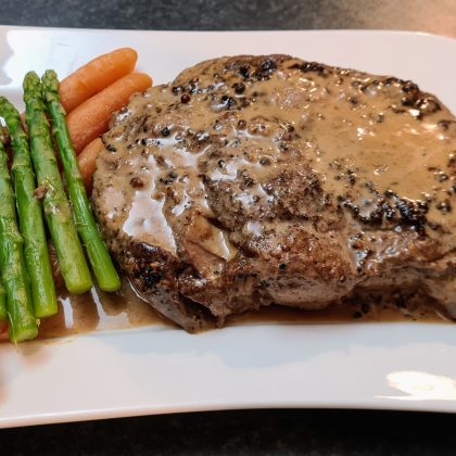 Steak au poivre