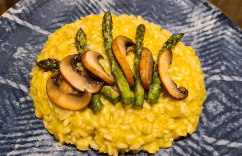 Asparagus Risotto.