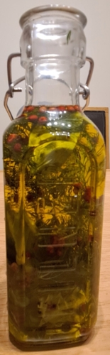 Flavored olive oil