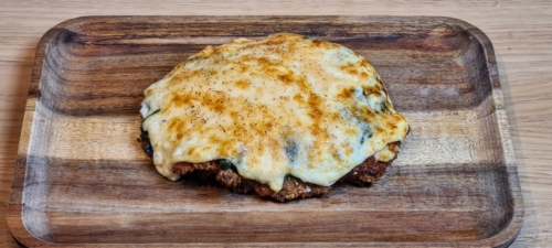 Gratin Bechamel Schnitzel