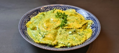 Coriander Cream Sauce.