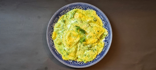 Coriander Cream Sauce.